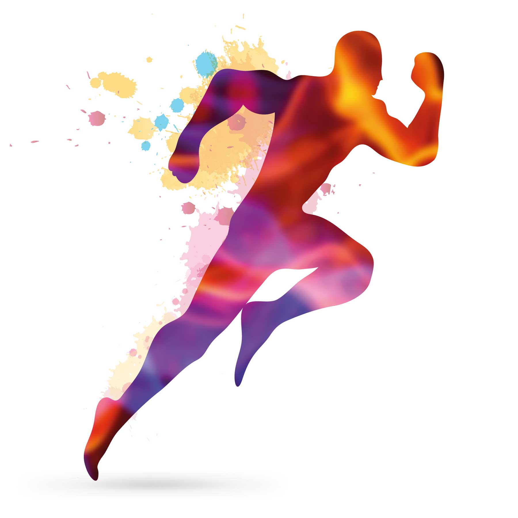 Karma Fitness Running Man logo